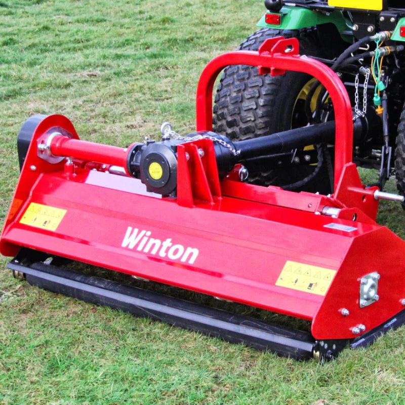 Winton WHF125 1.25m Heavy Duty Tractor PTO Hydraulic Side-Shift Flail Mower